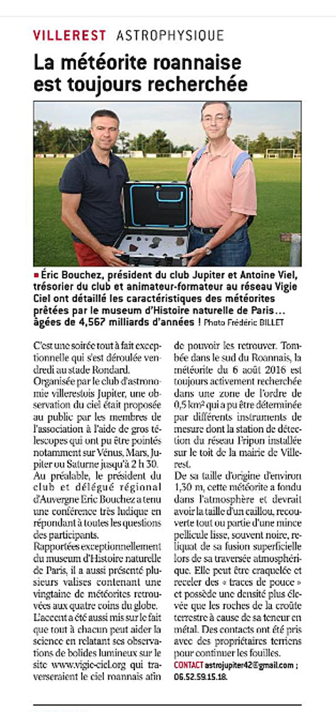 article Le Progres Juillet 2018